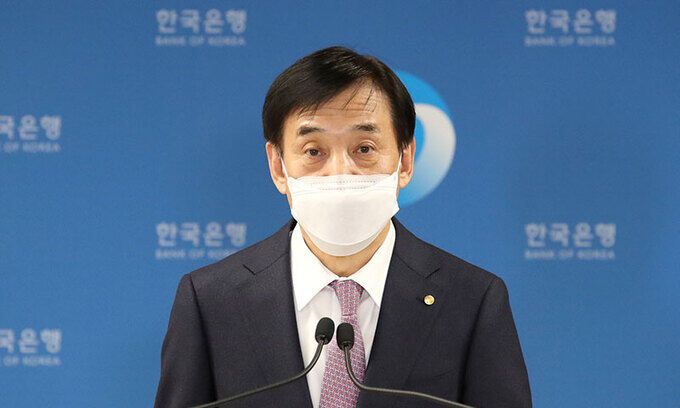 이주열 한국은행 총재가 24일 서울 중구 한국은행에서 열린 통화정책방향 기자간담회에서 발언하고 있다. 한국은행 제공