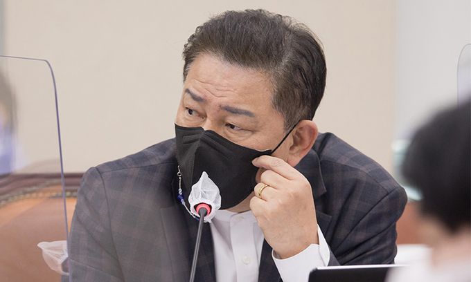 더불어민주당 선거대책위원회 현안대응 태스크포스 김병기 상임단장. 뉴시스