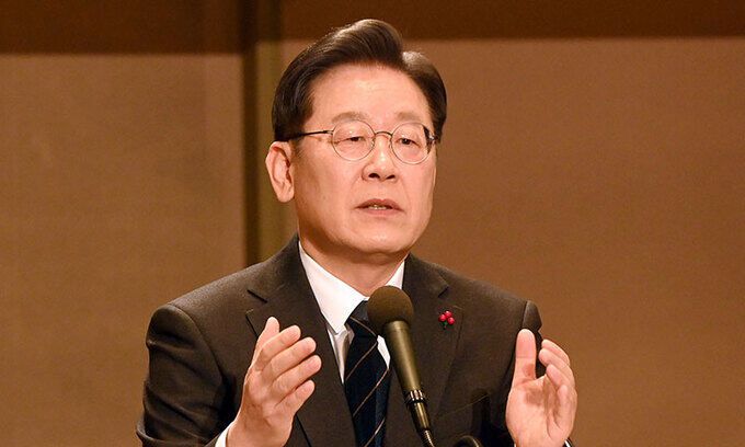 이재명 더불어민주당 대선 후보. 뉴시스