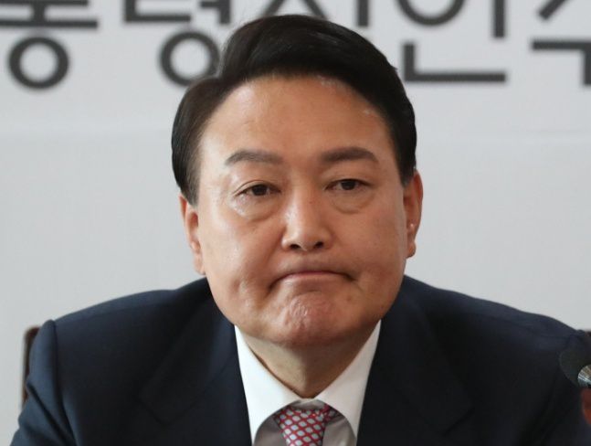 윤석열 대통령 당선인. 국회사진기자단