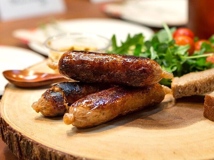 뉴 에이지 미트의 배양육 소시지 제품. 출처=뉴 에이지 미트(New Age Meats)