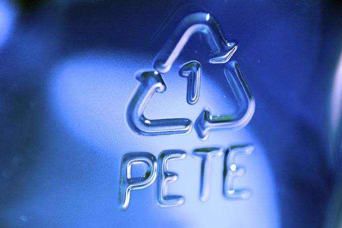 재활용 플라스틱 심볼 PETE