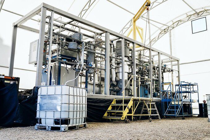 탄소 변환 반응기. 출처=에어 컴퍼니(Air Company)