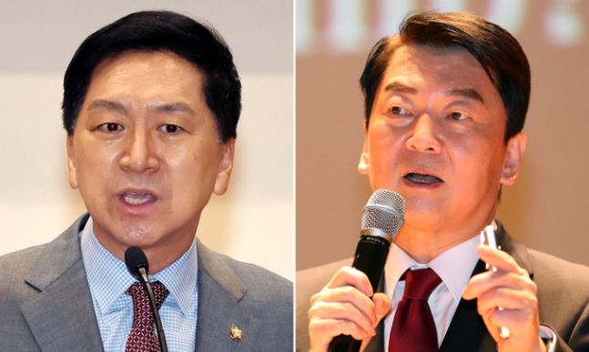 국민의힘 김기현 의원(왼쪽), 안철수 의원. 연합뉴스