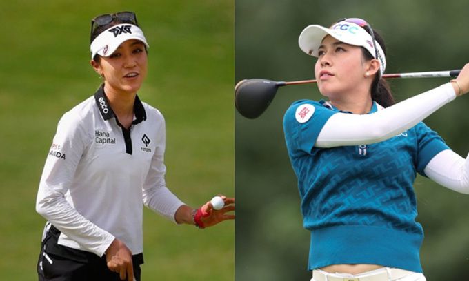 리디아 고(왼쪽)와 아타야 티띠꾼.