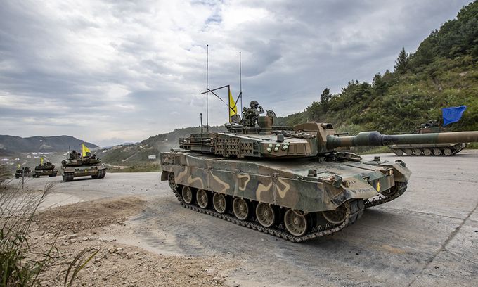 한국 K2 흑표 전차. 뉴시스