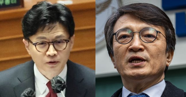 한동훈 법무부 장관(왼쪽), 김의겸 더불어민주당 의원. 연합뉴스