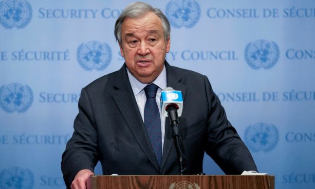 안토니우 구테흐스 유엔사무총장. AP뉴시스