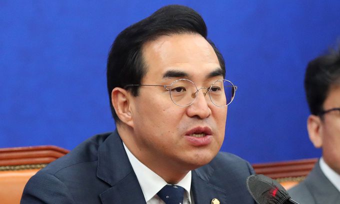 박홍근 더불어민주당 원내대표. 뉴시스