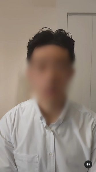 자신을 고(故) 전두환 전 대통령의 손자라고 밝힌 전우원씨가 인스타그램에 올린 영상에서 가족에 관해 발언하고 있다. 전우원씨 인스타그램 계정 캡처