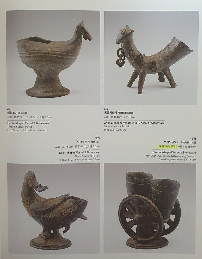 국립문화재연구소 발간 ‘오구라 컬렉션 한국문화재’에 소개된 토우.