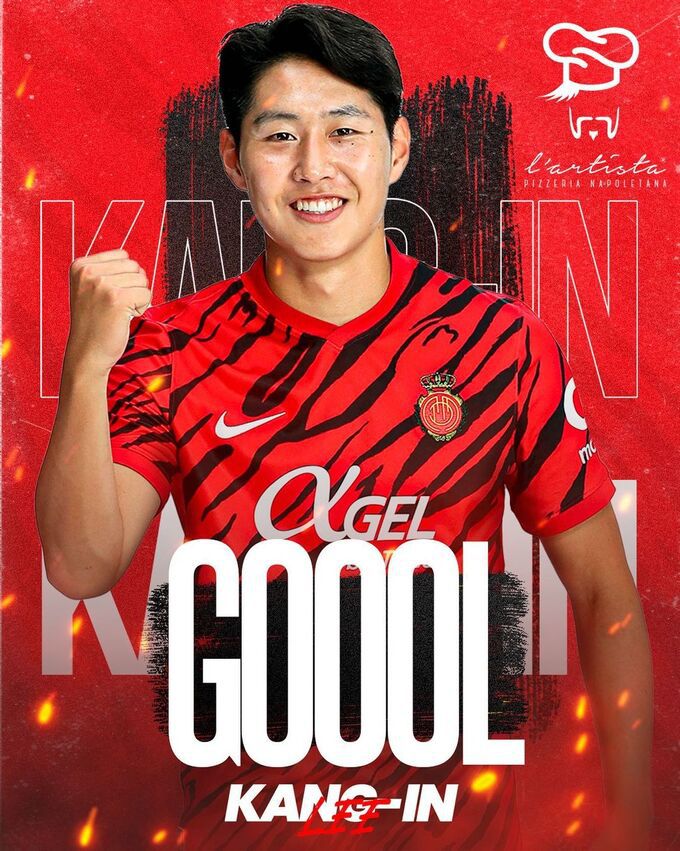 마요르카 구단이 게재한 이강인 기념 사진. 마요르카 인스타그램 캡처