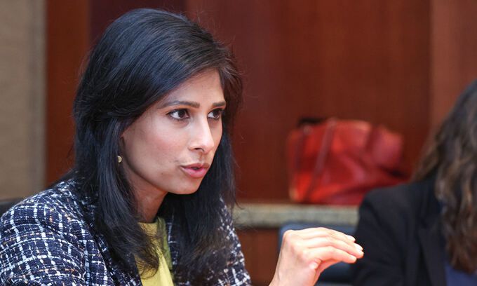 기타 고피나트 국제통화기금(IMF) 수석부총재. 연합뉴스