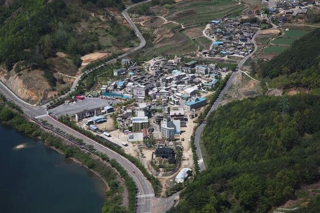 합천영상테마파크 전경. 합천군 제공