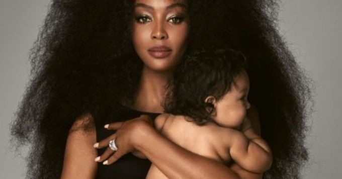 영국 출신 슈퍼모델 나오미 캠벨이 표지를 장식한 보그 영국판. 나오미 캠벨인스타그램 캡처