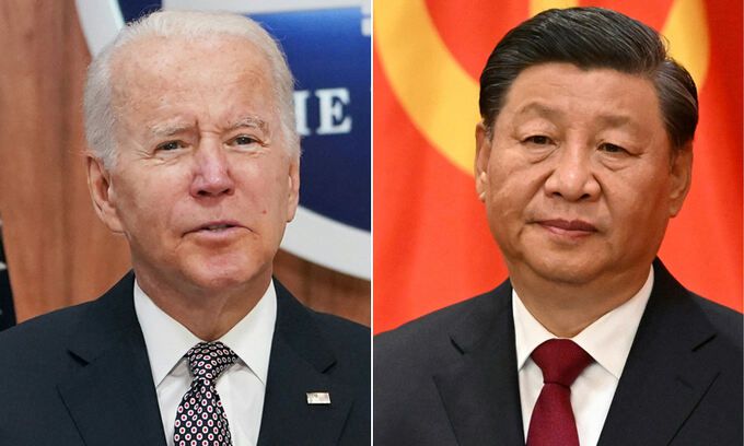 조 바이든 미국 대통령(왼쪽), 시진핑 중국 국가주석. AFP연합뉴스