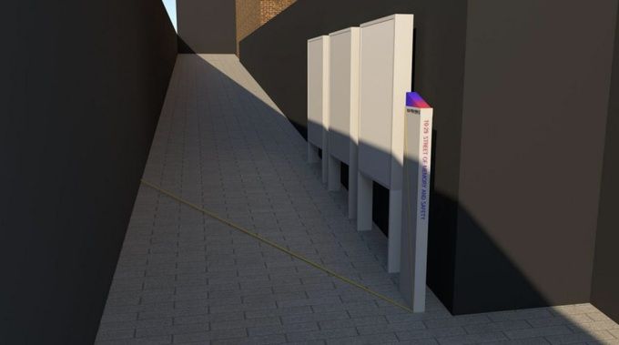 ‘10·29 기억과 안전의 길’ 구성안. 10·29 이태원 참사 유가족협의회 제공