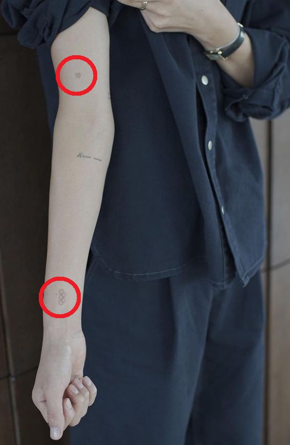 배구선수 김연경(35·흥국생명)이 자신에게 특별한 의미의 새 타투를 공개했다. 이상 타투이스트 도이 SNS 캡처