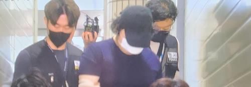 의왕 엘리베이터 사건 피고인. 연합뉴스