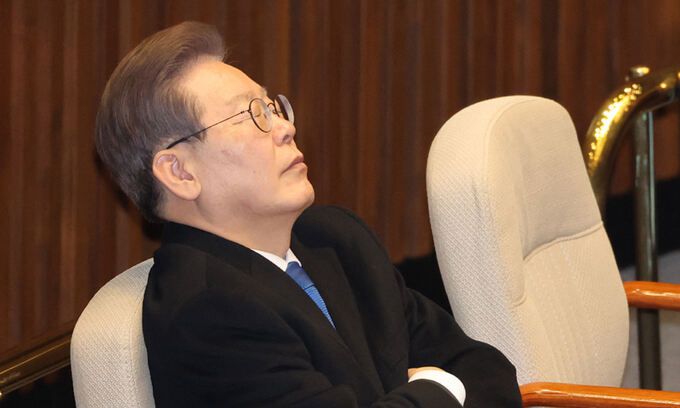 더불어민주당 이재명 대표가 30일 국회 본회의에 참석해 있다. 연합뉴스