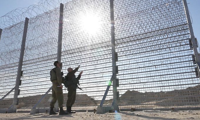 이스라엘·가자지구 접경지대의 ‘스마트 펜스’. 이스라엘 국방부 제공
