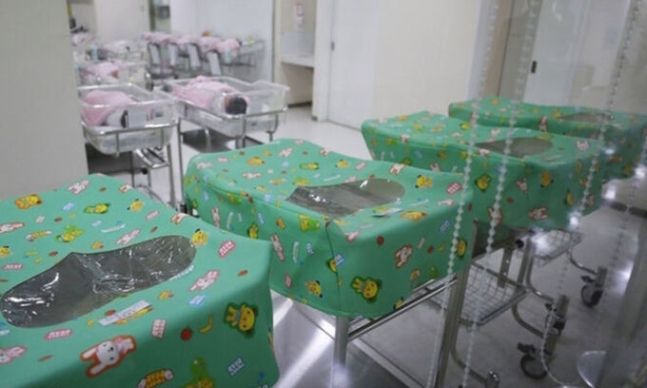 서울 시내 한 병원 신생아실. 연합뉴스