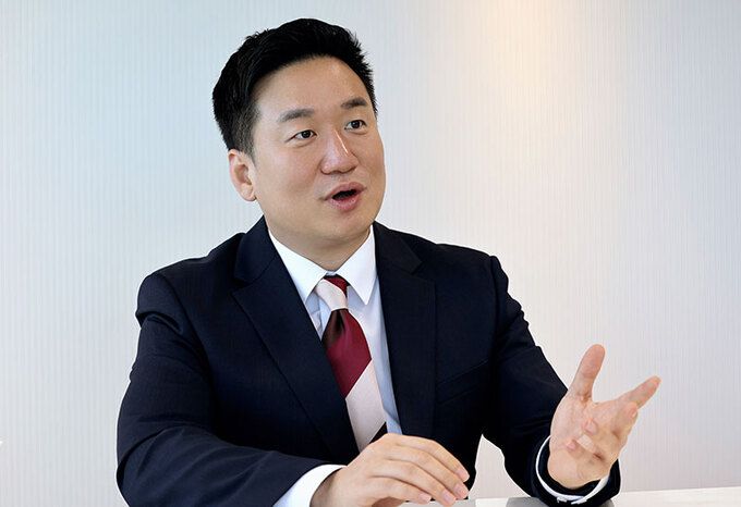 이승환 국민의힘 중랑을 당협위원장. 허정호 기자