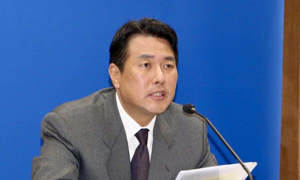 김태효 국가안보실 1차장이 15일(현지시간) 미 워싱턴 주미한국대사관에서 워싱턴특파원단 간담회를 열고 제2차 핵협의그룹(NCG) 회의 결과를 설명하고 있다.    워싱턴공동취재단