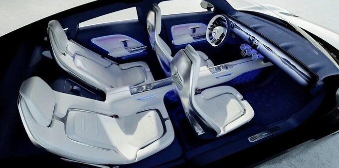 선인장 가죽 시트를 사용한 메르세데스 벤츠. 출처=메르세데스 벤츠(Mercedes-Benz) AG