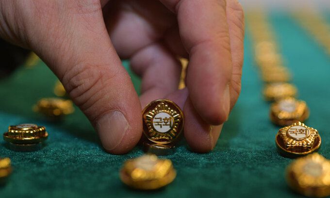 국회의원 배지. 뉴시스