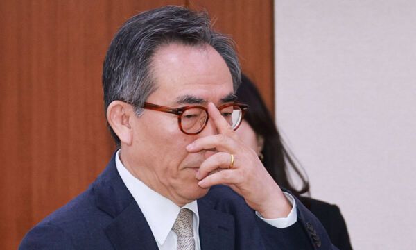 조태열 외교부 장관 후보자가 8일 오전 국회에서 열린 인사청문회에서 입장하고 있다. 연합뉴스