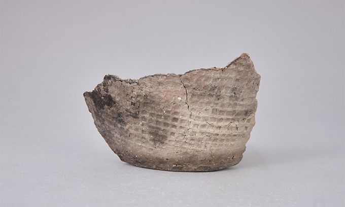 마도해역 출수 백제토기- 심발형토기 저부편.