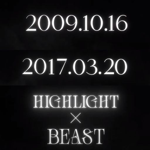하이라이트와 비스트의 콜라보를 예고하는 영상. 유튜브 채널 'OFFICIAL HIGHLIGHT' 캡처