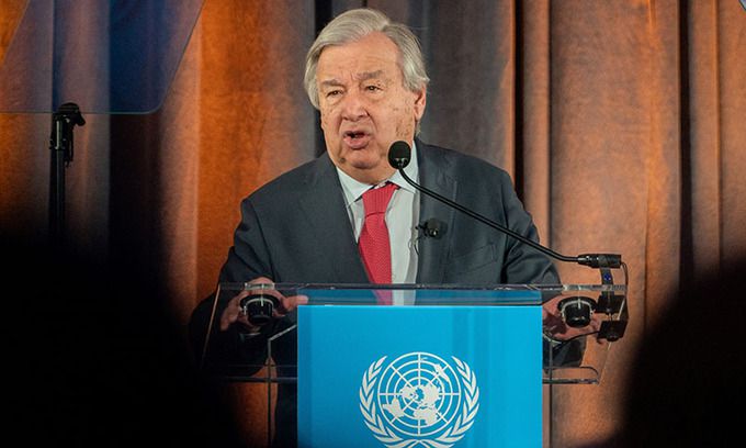 안토니우 구테흐스 유엔 사무총장. 로이터연합뉴스