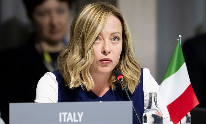 조르자 멜로니 이탈리아 총리. 로이터연합뉴스