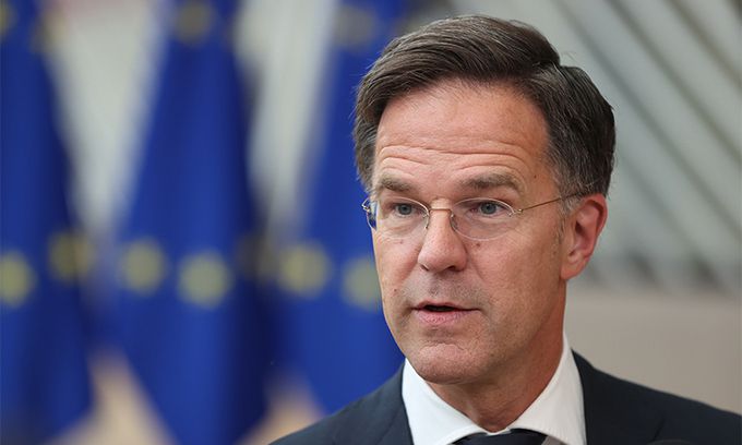 마르크 뤼터 네덜란드 총리. 신화연합뉴스