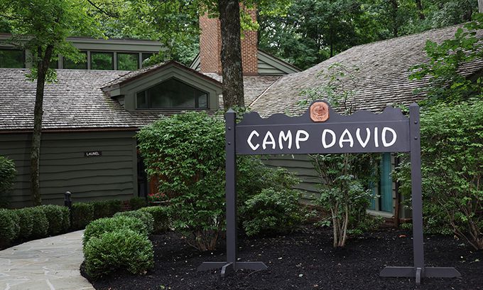 워싱턴DC 인근 미국 대통령 별장인 캠프 데이비드의 로렐 로지. 연합뉴스