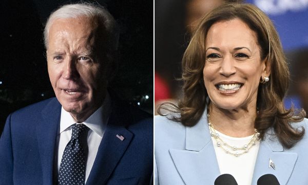 조 바이든 미국 대통령(왼쪽), 카멀라 해리스 부통령. EPA연합뉴스
