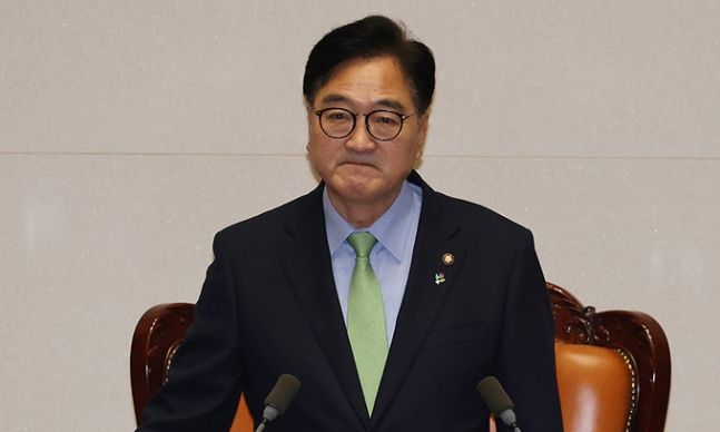 우원식 국회의장. 연합뉴스