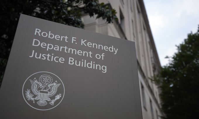 미국 법무부 청사. AP연합뉴스