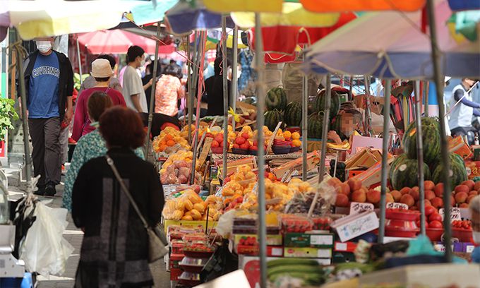 전통시장의 모습. 연합뉴스