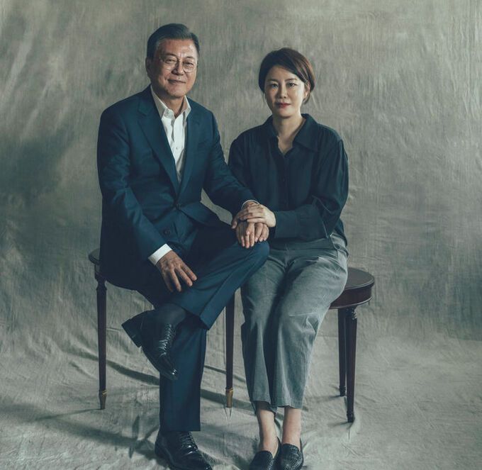 문재인 전 대통령과 딸 문다혜 씨. 문다혜 씨 SNS 캡처