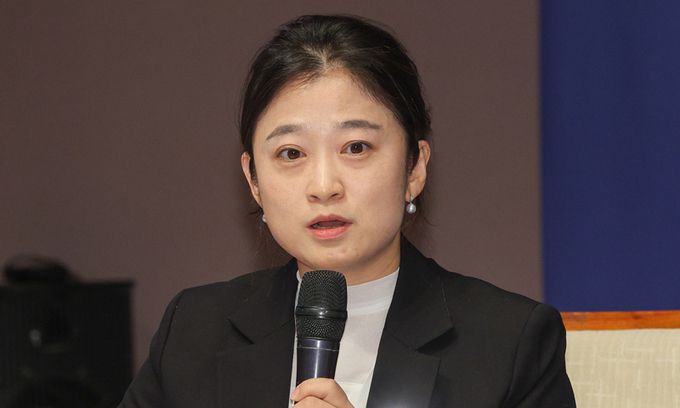 신민금 대외경제정책연구원 전문연구원이 30일 서울 중구 프레스센터에서 세계일보 주최, 한-필리핀 경제 및 식량안보 협력증진 방안을 주제로 열린 ‘2024 세계아세안포럼’에서 토론을 하고 있다. 최상수 기자