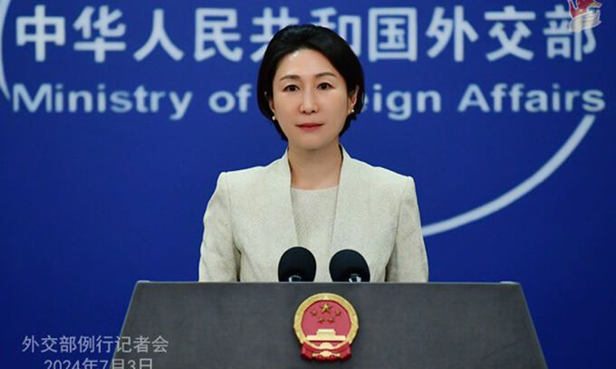 마오닝 중국 외교부 대변인. 중국 외교부 제공