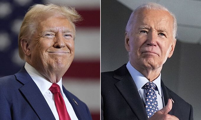 도널드 트럼프 미국 대통령 당선인(왼쪽), 조 바이든 미국 대통령. AP연합뉴스