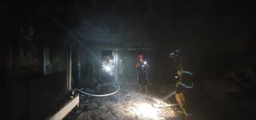 화재 현장. 경기도소방재난본부