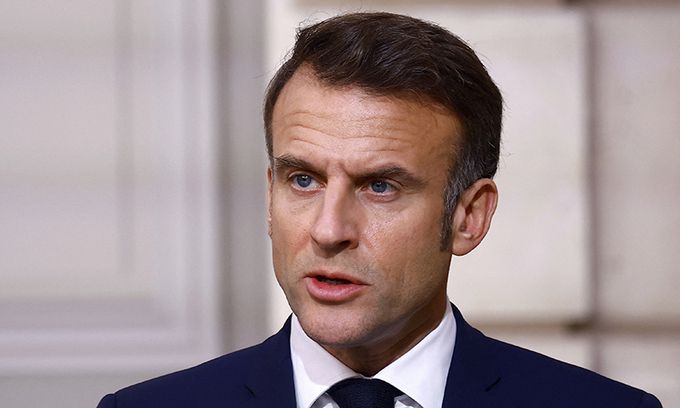에마뉘엘 마크롱 대통령. AP연합뉴스