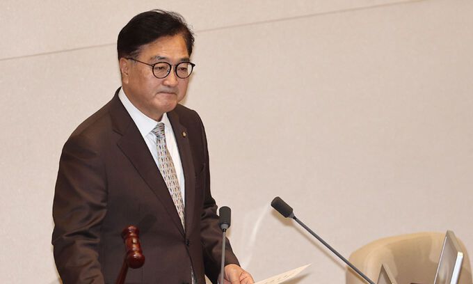 우원식 국회의장. 연합뉴스