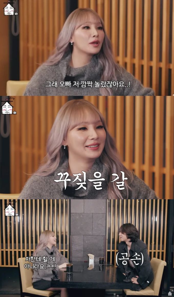 씨엘이 대성에게 분노했다. 유튜브 채널 '집대성' 캡처