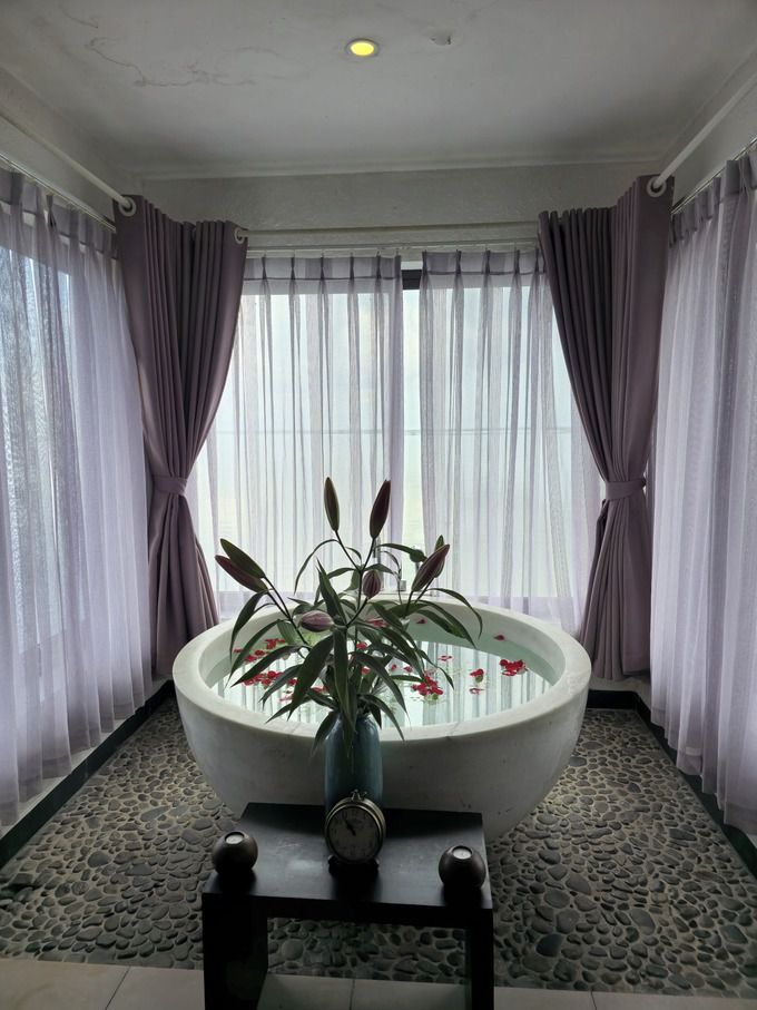 베다나 라군 리조트 빌라 욕실.